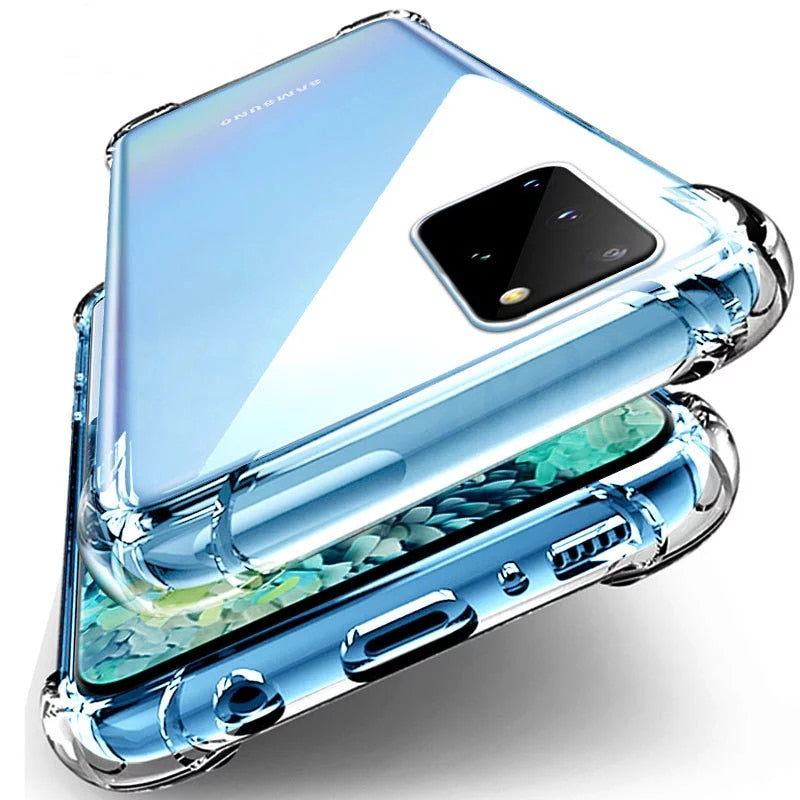 Samsung Galaxy S21 Plus - Clear Silicone Shockproof Phone Case for Protection