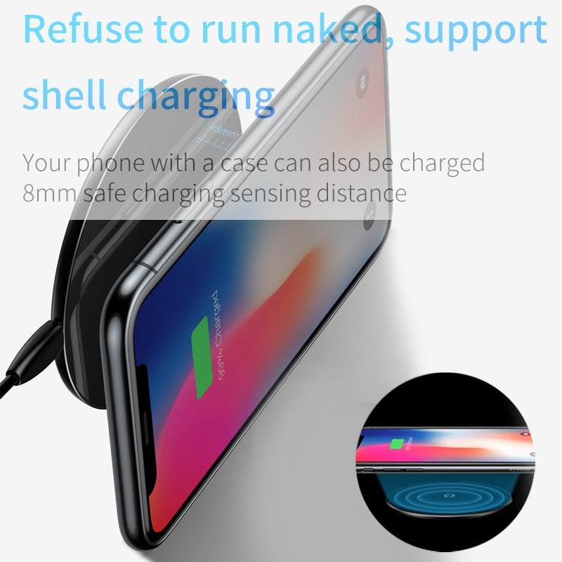Qi Baseus 10W Wireless Charger (3 Design Options Available)
