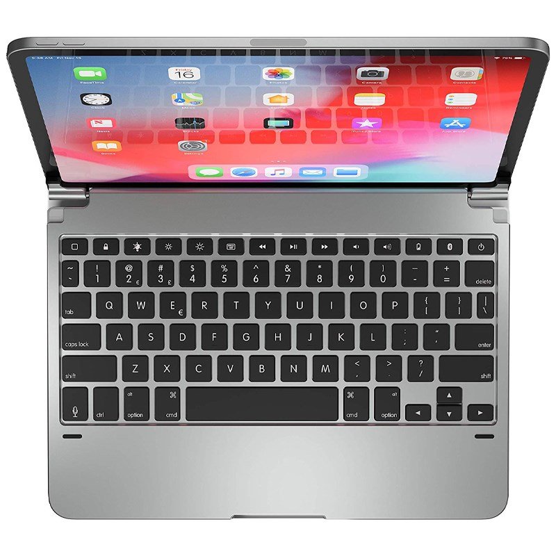 Brydge Pro 12.9 Bluetooth Keyboard Silver - 12.9" iPad Pro