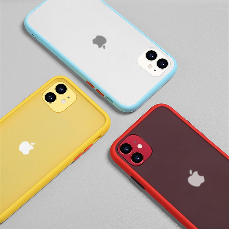 iPhone X XS - Silicone Matte Bumper Phone Case