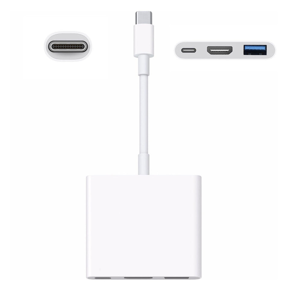 3in1 USB C Hub Adapter - Hdmi USB PD Adapter For Macbook Nintendo Switch