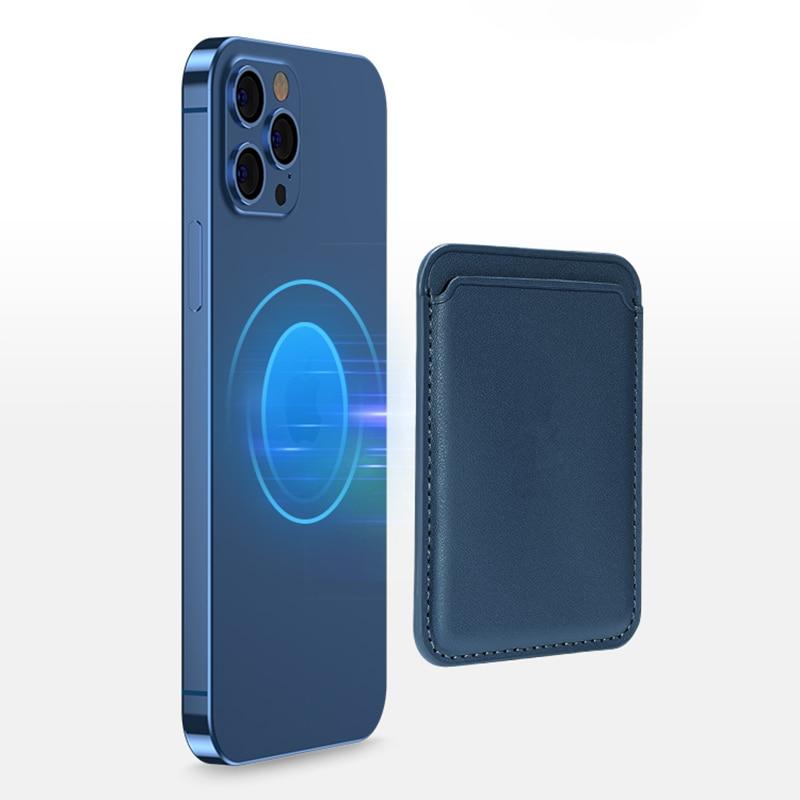 Magnetic Leather Wallet Card Case - Mag Safe Phone Case For iPhone 12/12 Mini/12 Pro/12 Pro Max, Material - For iPhone12 Pro Max
