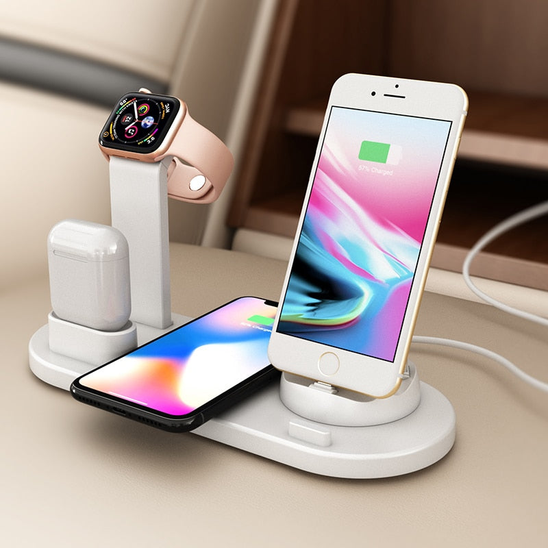 3 in 1 Wireless Charging Pad - iPhone Apple Watch Airpods & Other Brands