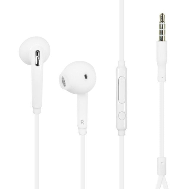 3.5mm Aux Earphones with Microphone Headphones Music Earbuds Stereo Gaming Earphone